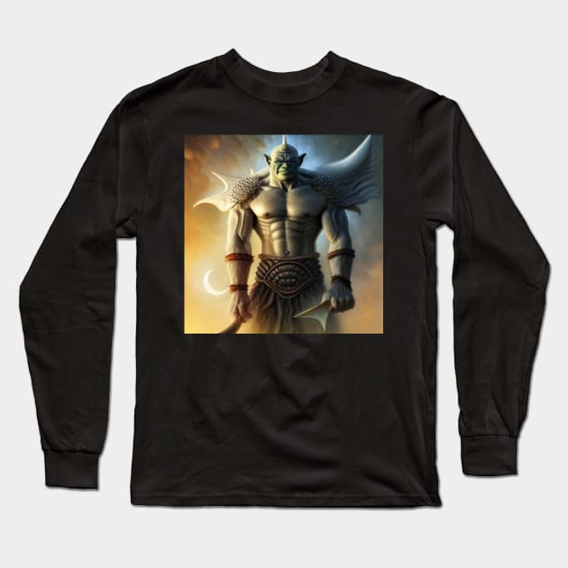 Orc Berserk Long Sleeve T-Shirt by Shadowbyte91